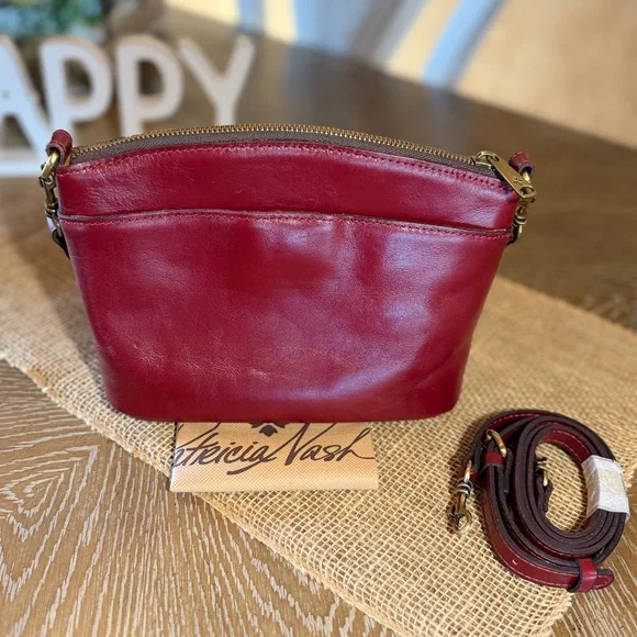 Patricia Nash Arlee Leather Crossbody Bag - Picture 2 of 8